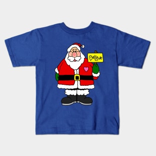 I Believe in Santa Kids T-Shirt